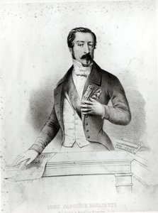 Charles Louis Napoléon Bonaparte prêtant serment sur la Constitution de 1848 - French School